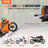VEVOR Metal Foldable 89'' L Threshold Ramp