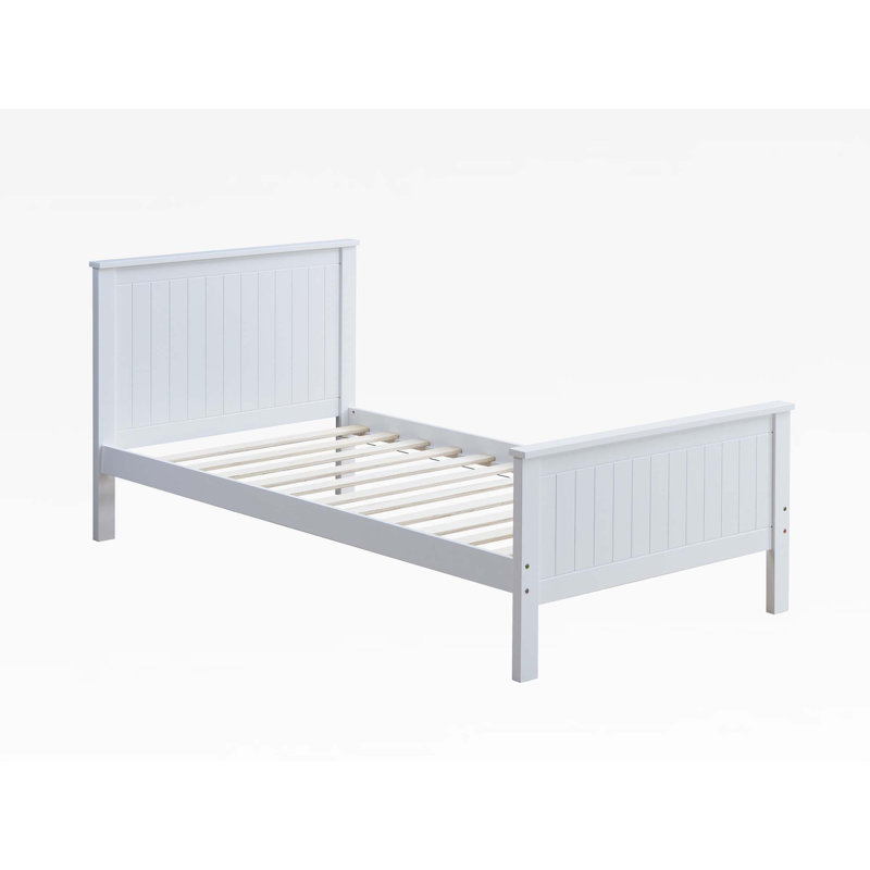 Chery Platform Bed, White