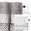 Cantonnière en coton taupe clair Bahari-690456719