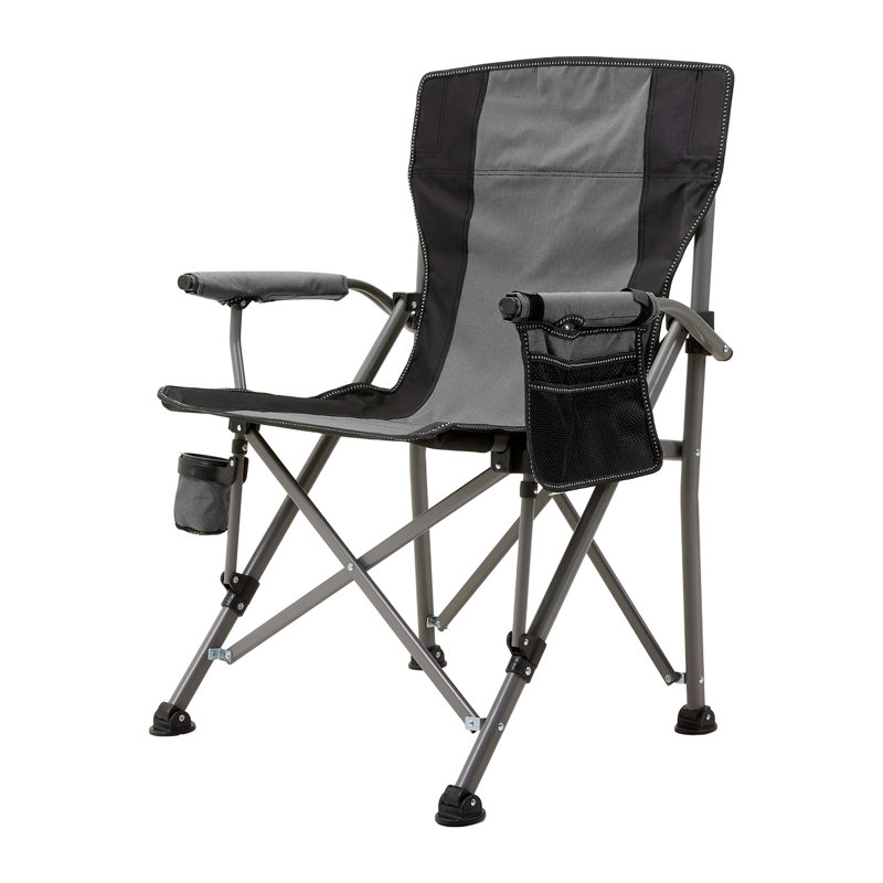 Folding Camping Chair, Grey 