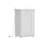 White Hidden Trash Can Cabinet With Ozone Deodorizer