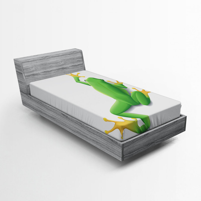 Drap-housse animal, Drap-housse simple TG, Grenouille thème 1