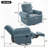 Manual Swivel Rocker Recliner Chair with Adjustable Backrest, Upholstered Lounge Chair for Living Room, Bedroom & Nursery-1408020813
