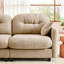 Canapé modulaire en chenille douce 4 avec conception mobile et ergonomique, coussin de détente