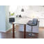 Seamus Swivel Upholstered Adjustable Height Bar Stool-36299344