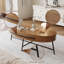 Table basse ovale avec tiroir Mid-Century-665668671
