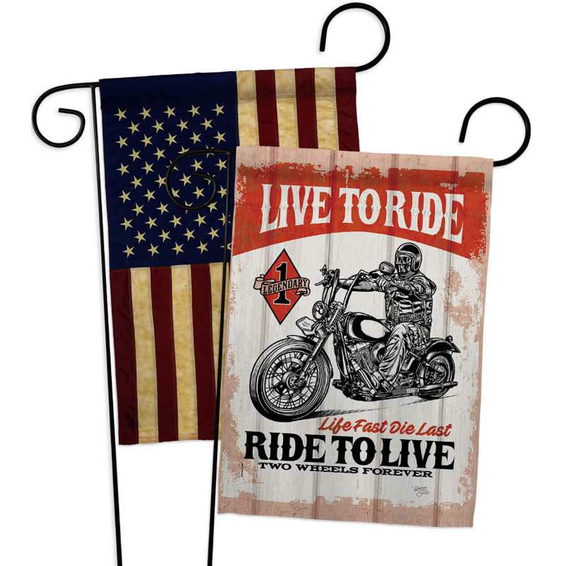 Double Sided 18.5'' H x 13'' W Polyester Garden Flag