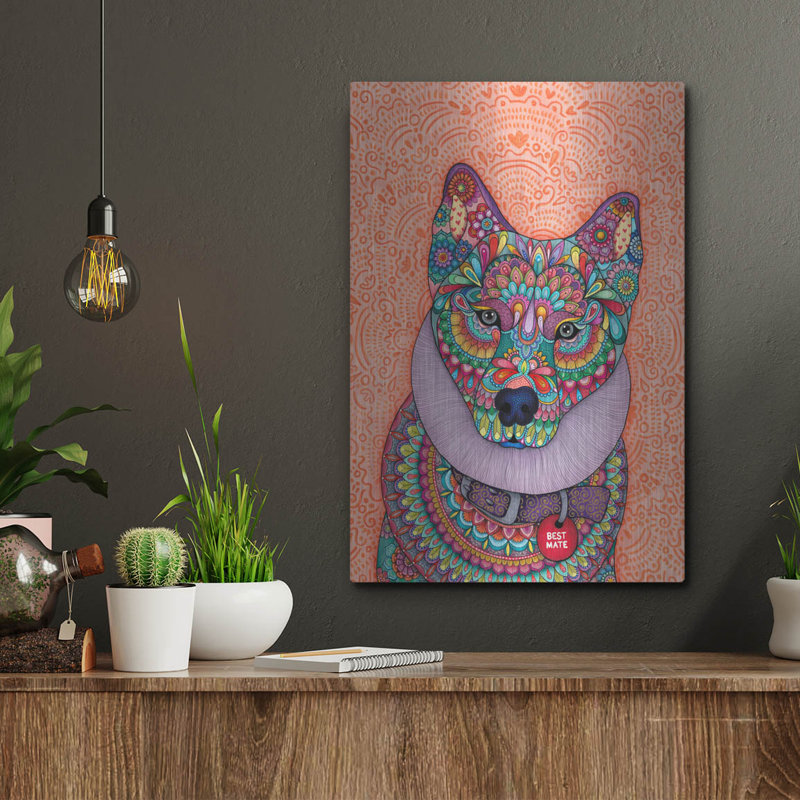 «My Favorite Husky» par Hello Angel, H 16 po x l 12 po