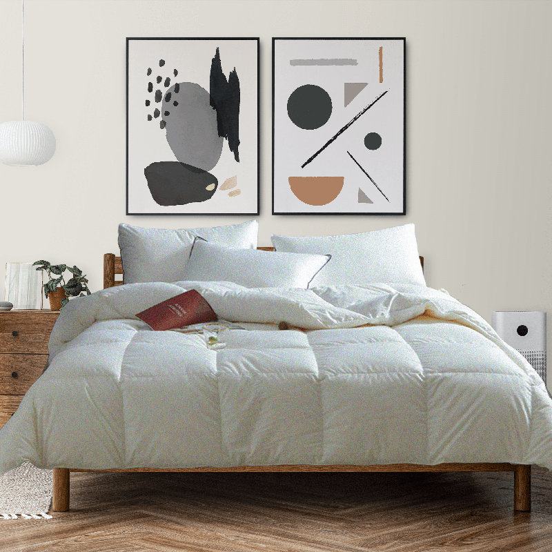 Édredon en duvet de canard blanc Dium Summer, Simple