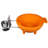 Alfi Brand 4 Person Acrylic Round Wood Fired Hot Tub-10170790