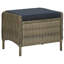 Chaise de patio inclinable avec coussins Couto-1759688897