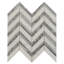 11" X 11.8" Herringbone Marble Polished Tile-60739598