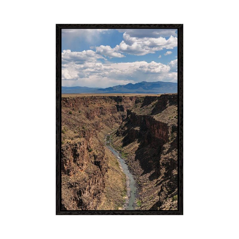 Rio Grande Gorge II by Bethany Young - Print on Canvas, Black Framed, 66.04cm H x 45.72cm W x 3.81cm D