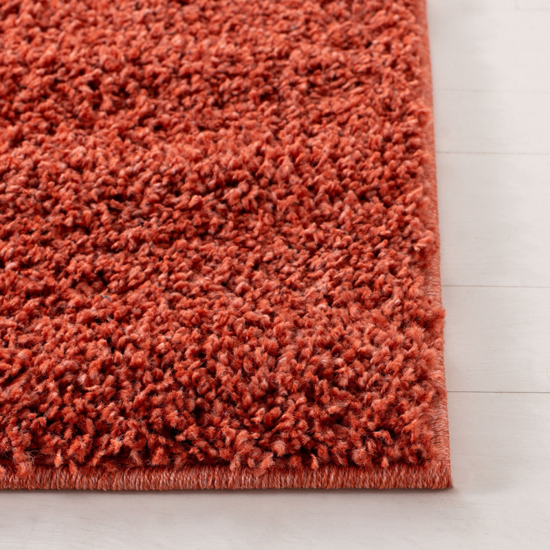 Bertjan Shag Performance Solid Color Rug, Rectangle 5'1" x 7'6"