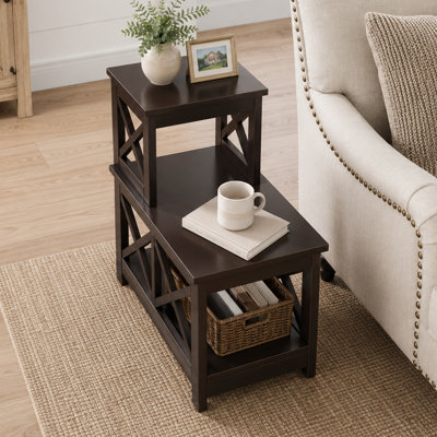 Table de bout avec rangement Darek