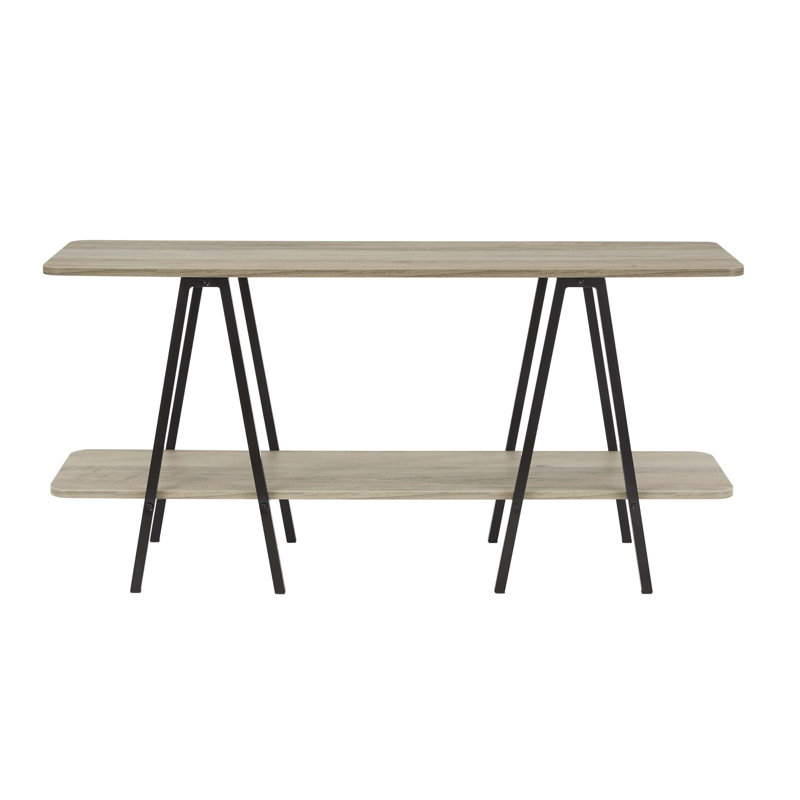 Buffet 47,24 po avec 2 tablettes Modern, Gris