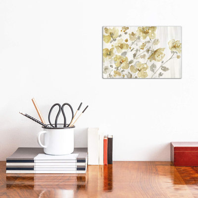 Blooming Neutral by Nan - Wrapped Canvas Print