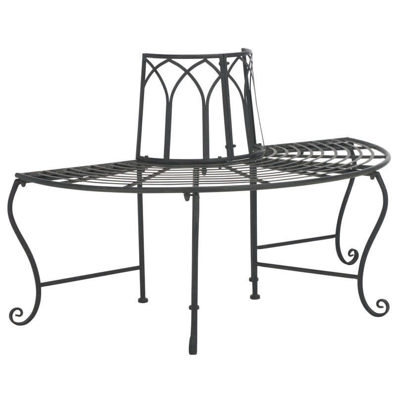 Banc en fer forgé Hounsfield, Noir