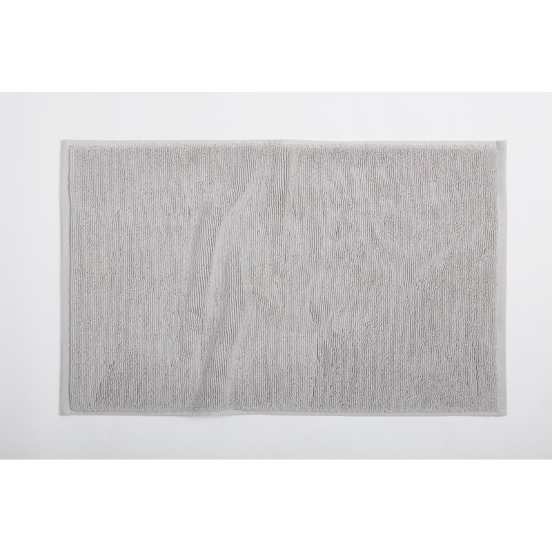 Cloud Loom Organic Organic Bath Mat, Fog, 36" L x 24" W