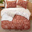Ensemble de housse de couette réversible avec fermeture à glissière, ensemble de literie à motif floral 3 pièces-106246888-106246886