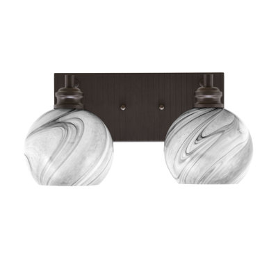 Éclairage pour meuble-lavabo à 2 lumières Asparas