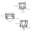 Ensemble de tables basses 3 pièces Gurjinder
