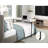 Multipurpose Over The Bed Desk With Adjustable Height, Metal Legs With Casters, Overbed Table 1Pc, Laptop Table For Bed, Breakfast Table-111949755