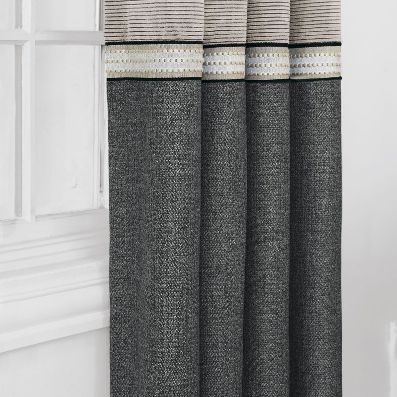 Enoch Room Darkening Curtain, 96" W x 108" L