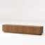 Console média moderne cannelée - Meuble télé 86,6 po avec portes à lattes, structure en MDF et base en bois massif - pour téléviseurs de 90 po ou moins