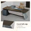 Bureau en L 94,49 "haut de gamme et élégant-448154956
