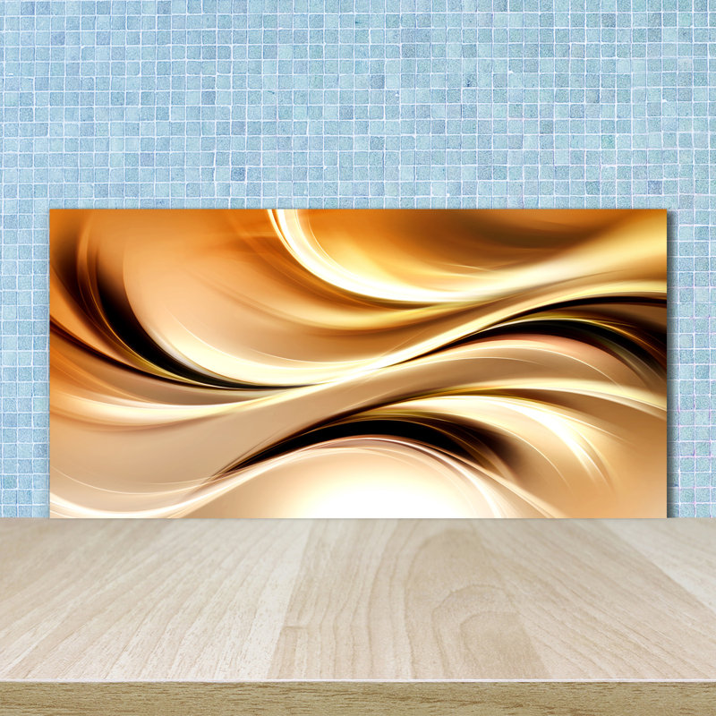50cm W x 100cm L Glass Peel and Stick Panel
