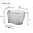 Starry Night Light Smart Toilet With Bidet Built In, Modern Design For  Bathroom, Auto Open/Close Seat, Foot Sensor, LED Display,Night Light, Warm Water & Dryer-120638283