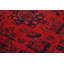 Tapis de la surface en laine rouge/noir 5 pi x 6 pi 5 po main-of-kind-noué la 2010s esari turque Allaina