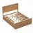 Modern Queen Size Wood Storage Bed Frame with 6 Drawers-491320008