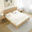 Bed Frame With Headboard & Round Tapered Legs-1985306362-1985306366