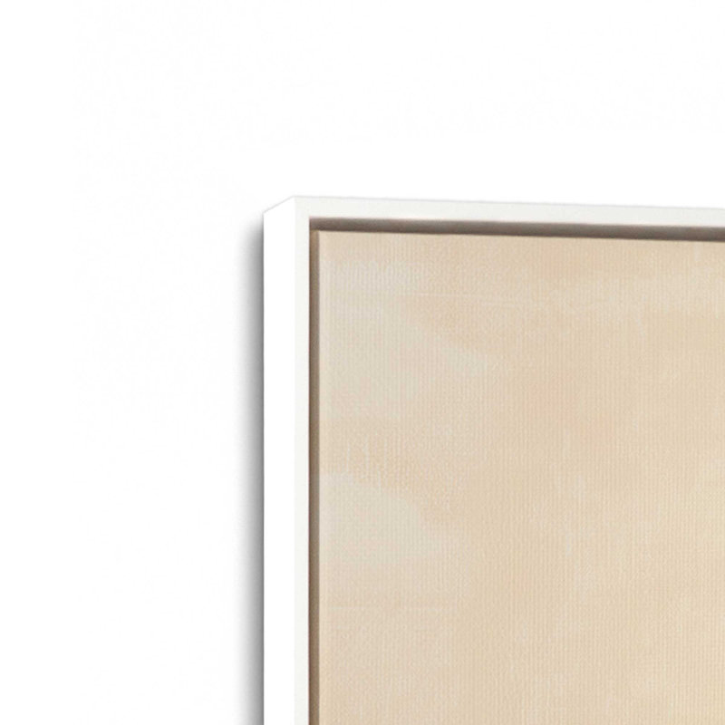 Ensemble de 3 jaspe rouge Vista, H 19 po x l 39 po, Cadre flottant blanc opaque