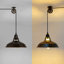Luminaire suspendu simple brun clair 10,6 po 10,6 po-675284152