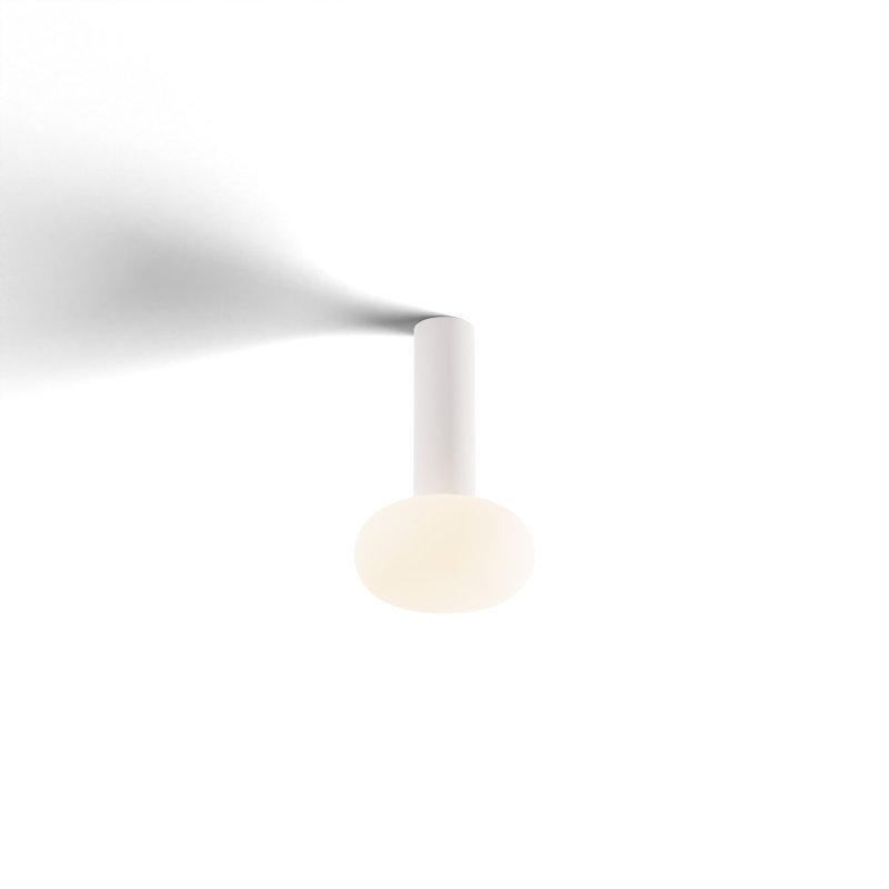 Combi 1 - Light LED Pendant, Matte White, 6" H x 4.5" W