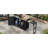 78.3" Outdoor Kitchen Island with Foldable Grill Table-1943784434