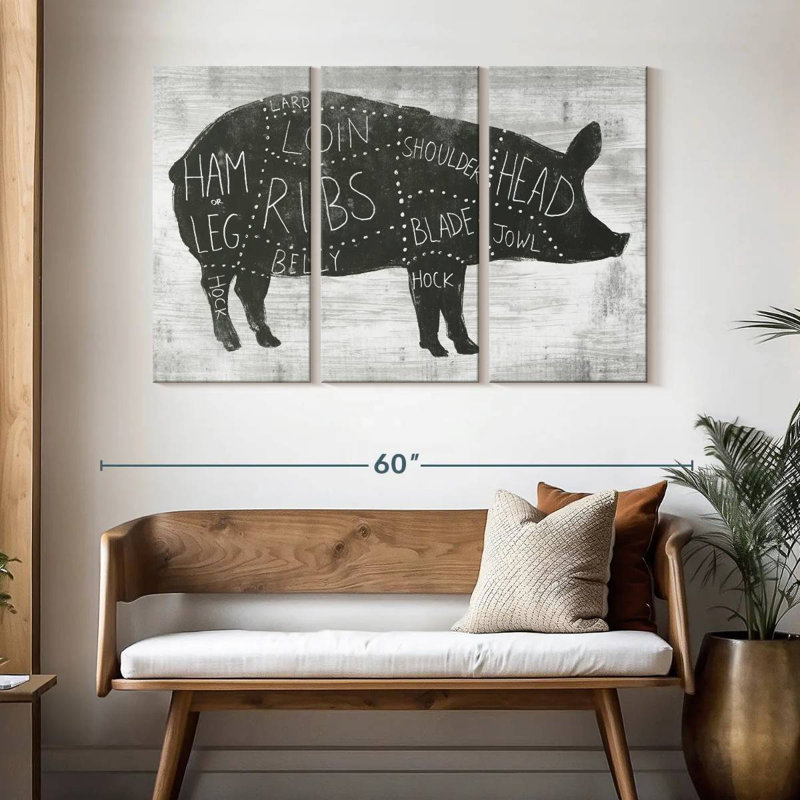 Senne Farmhouse Butcher I, H 32 po x l 50 po