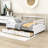 Wooden Daybed with 2 Drawers-508432280-508432282