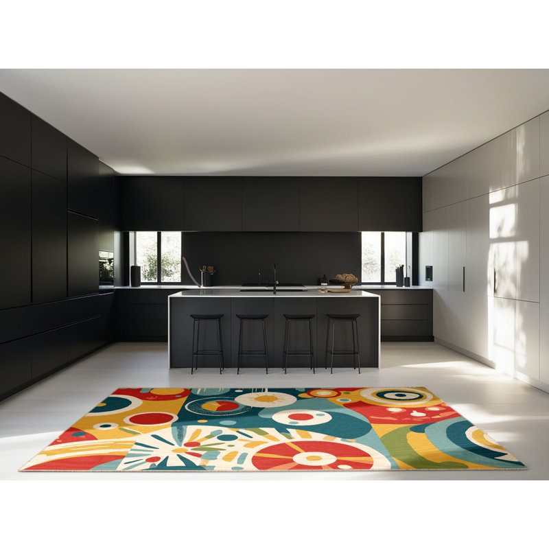 Quirky Sway Rug, Rectangle 3' x 5'