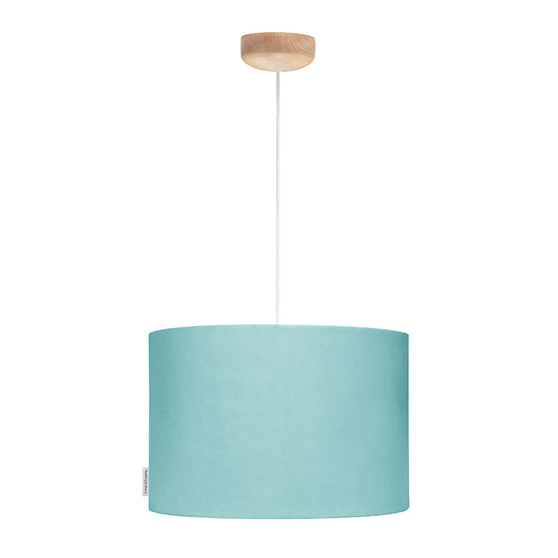 - Light Brown Drum Pendant, Blue