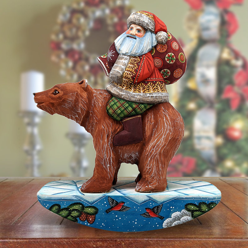 Figurine de chef-d'œuvre d'ours grizly