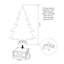 Collier pour arbre en bois rouge de 24,5 po (KD)-554126002