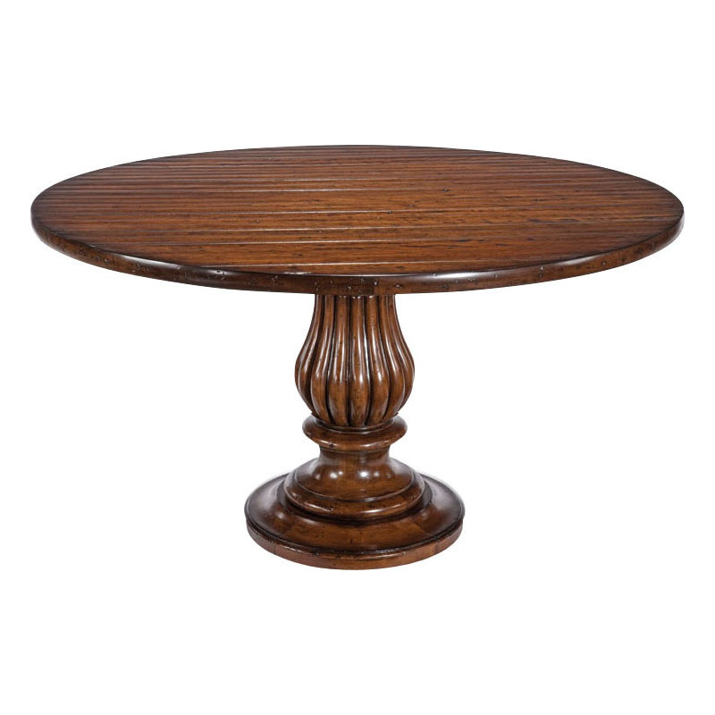 Round Dining Table, 30" H x 58" W x 58" D