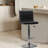 Jaceson Swivel Upholstered Faux Leather Adjustable Height Counter Stool