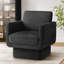 Fauteuil d'appoint pivotant noir-1340019441