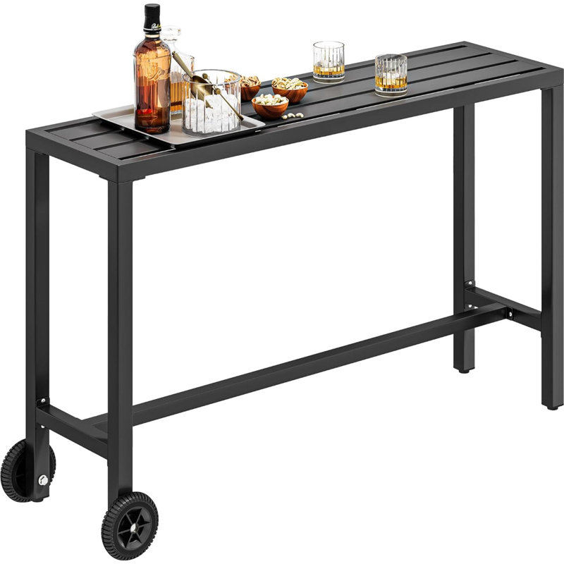 Shemsie Bar Counter, Black