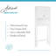 Armoire à pharmacie murale gain de place à installer au-dessus des toilettes, avec tablette ajustable-25769329